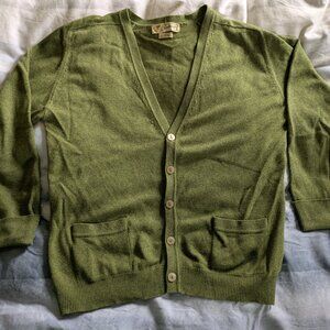 Vintage Braemar 100% cashmere v neck cardigan made in scotland